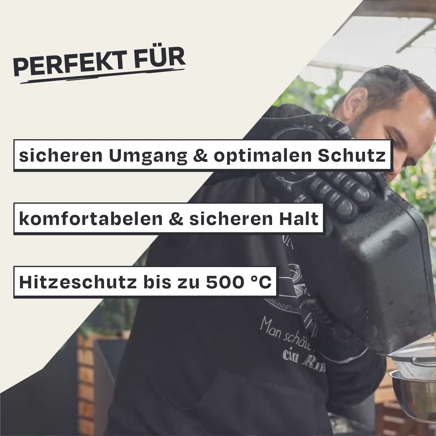 Grillhandschuhe - Hitzeschutz bis 500°C - Image 2
